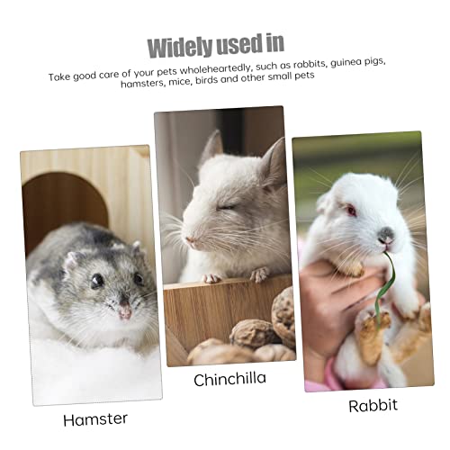 2pcs Hanging Water Bottle Dispenser for Rabbits Chinchillas Guinea Pigs Leakproof Durable Pet Drinking Transparent Design for Easy Monitoring