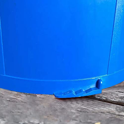 Feeder No Waste Automatic Poultry Food Dispenser House Design with Cover Hanging Poultry Food Contain Chick Feeders for Brooder No Waste - size: S