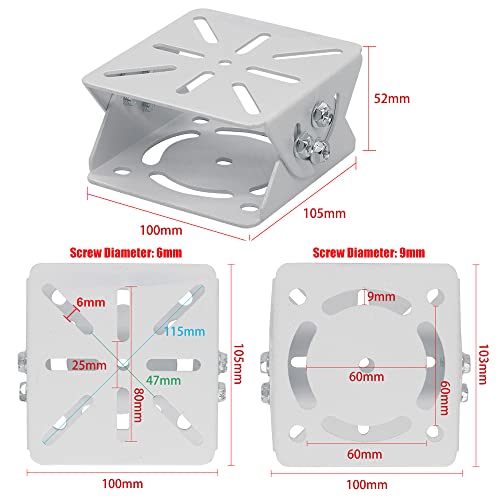 CCTV Security Camera Mounting Bracket Steel,Duckbill 2D Joint Connector Video Surveillance Camera Mounts Support For CCTV Surveillance Cameras