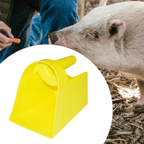 Heavy Duty Grain Scooper, Animal Feed Scooper, Reusable Stackable Feed Scoop for, Horse, Homesteaders