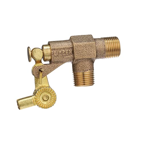 Watts ST500 Series 1/2" Bronze Standard Duty Float Valve, Male NPT Inlet & Outlet, Machined Flange, Serrated Arms, Replaceable Seals, Pivot Arm & Plunger Assembly, Max Working Temperature 180° F - size: 1/2 Inch, style: Male NPT Threaded Inlet