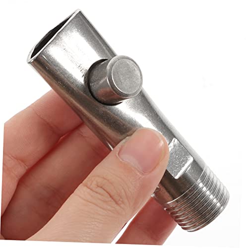 5pcs Automatic Stainless Steel Pig Waterer Piglets Drinking Tools Efficient Nipple Drinkers Leak Design for Livestock Easy Maintenance and Water Conservation