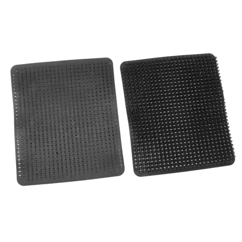 Aramox 6 Pack Washable Chicken Nesting Pads, Breathable Reusable Nesting Box Liners for Laying Hens, with PE Material for Chicken Coop Poultry Boxes (Black) - color: Black