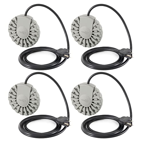 API W500 500 Watt Metal/Plastic Auto Waterer Birdbath Water Tank Sinking Deicer Heater for Tanks up to 70 Gallons (4 Pack)