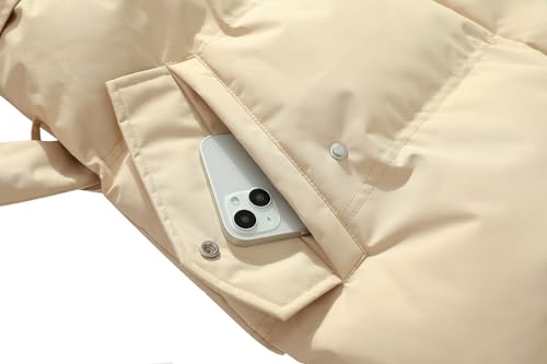 MOERDENG Women's Waterproof Long Winter Coat Warm Puffer Jacket Thickened Down Parka Maxi Coat
