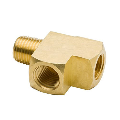 Brass 1/4" NPT Female Barstock Tee & 1/4" NPT Male Hex Nipple & 1/4" NPT Male Run Tee Assortment Kits - style: Tee/Nipple/Male Run Tee