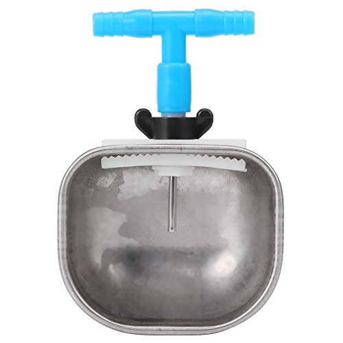 Akozon 5Pcs Nipple Drinking Waterer Stainless Steel Automatic Drinker Bowl for Rabbits Farm Accessory for Efficient Livestock Feeding (#12) - size: #12