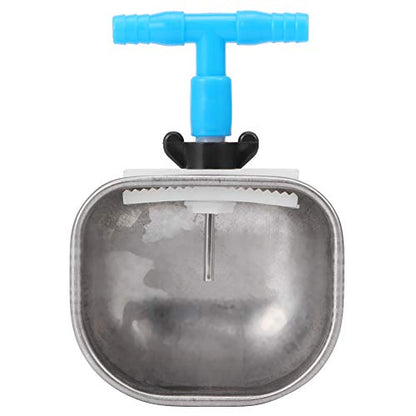 Akozon 5Pcs Nipple Drinking Waterer Stainless Steel Automatic Drinker Bowl for Rabbits Farm Accessory for Efficient Livestock Feeding (#12) - size: #12