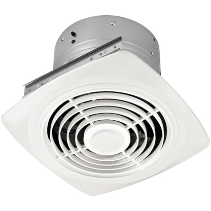 REEPLAR 8-Inch Ceiling Mount Exhaust Fan, 200 CFM Powerful Ventilation, Replacement for 505 Vertical Discharge Exhaust Fan, Fits 8" Roof Duct System, Ideal for Kitchen, Bathroom and Laundry Room