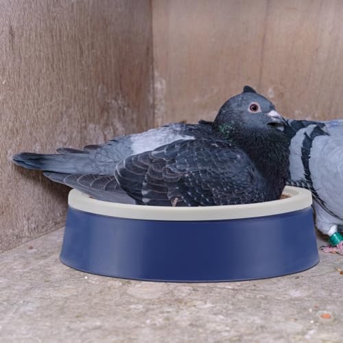 POPETPOP 4 Sets Pigeon Nest Plastic Pot Set - Durable Pigeon Nesting Bowl with Breathable Mats for Breeding and Hatching Small Birds Doves Quails, 9.44X4.72In | Breathable Durable Dove Nesting Box for Small Birds Doves Quails Pigeon Breeding and Hatching