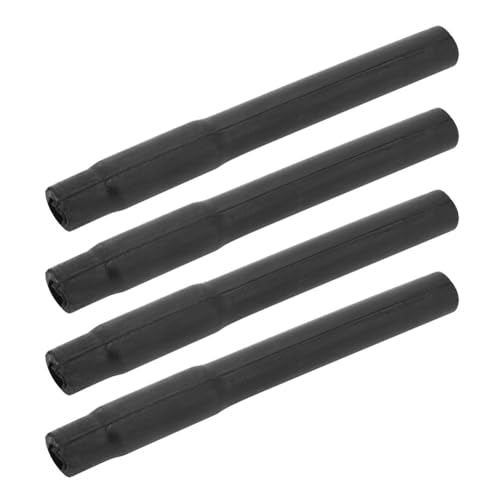Gavigain Milking Machine Short Tube Set 4PCS Leak Resistant Food Grade Rubber Milk Hose Replacement for Cow Goat Dairy Farm Milker Accessories Black - color: Black