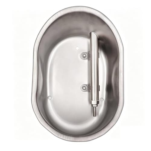Stainless Steel Automatic Pig Waterer System Automatic Waterer for Pig Water Bowl Dog Hog Sow, Wall Mounted Waterers