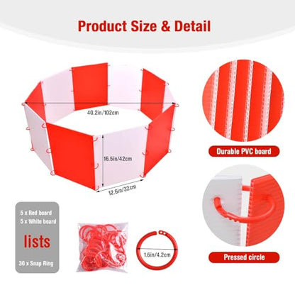 Brooder Box for Chicks, DIY Shape & Large Space Chicken Brooder Kit Holds Up to 15 Baby Chicks, Durable & Strong Chicken Brooder Box for Safe Growing, Easy to Store & Clean