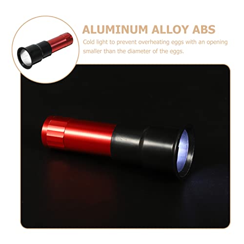 Generic LED Egg Candler Light: High Cool LED Light Candling Lamp Incubation Equipment for Distinguish Chickens Ducks Birds Eggs Embryo - color: Red