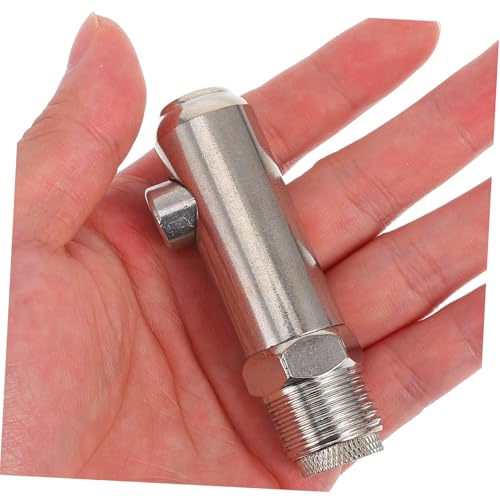 BESPORTBLE Stainless Steel Pig Waterer Nipple Dispenser Splash Design for Clean Drinking Automatic Water Feeder for Livestock Farms and Piglets