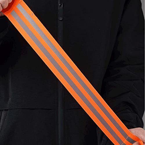 Reflective Reflective Vest Belt Leggings for Cycling with Bicycle Drawstrings Vest(E) - color: E