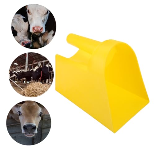 Ergonomic Livestock Feed Scoop Heavy Duty Garden Shovel Plastic Scoop Comfortable Handle