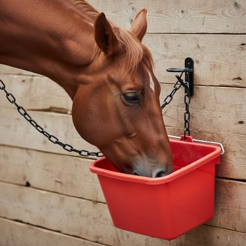 6 Pcs Bucket Hangers for Horse Wate, Heavy Duty 5 Gallon Bucket Hooks Iron Hangers for Feed & Water Buckets (Black, 3.9 x 1.1 x 2 Inch)