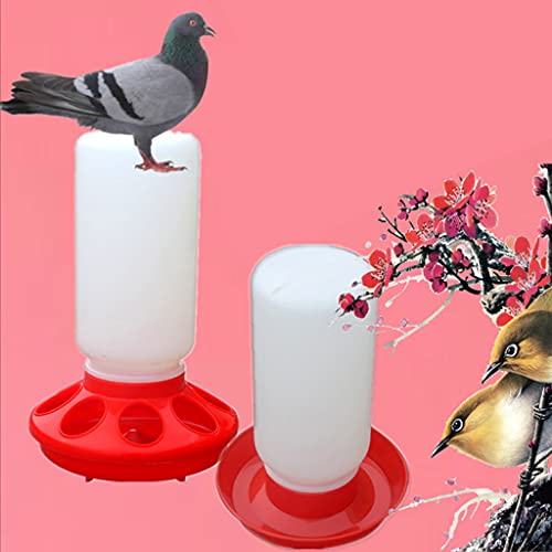 Chick Feeder and Waterer Set, Baby Chicken Water Feeder Hanging, Poultry Drinker Waterer Kits, Small Chick Food and Water Dispenser for Chicks