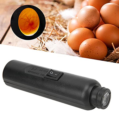Egg Candler Tester, Bright Cool LED Light Candling Lamp Rechargeable Egg Monitoring Tester with Extension Line for Monitoring Eggs Development (Egg Lighter US Standard) - size: Egg lighter US standard