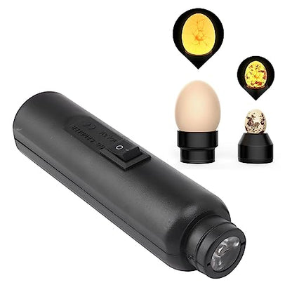 LED Light Egg Candler Incubator, Professional Rechargeable Candling Light, USB Cold Egg Development Tester Candling Lamp for Goose Chicken Duck Quail