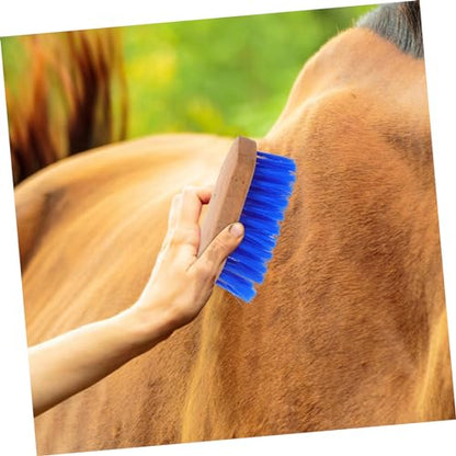 GANAZONO Livestock Grooming Brush Horse Comb for Body Cleaning and Grooming Ergonomic Handle for Easy Use Multi-functional Pet Hairbrush Cattle and Donkeys