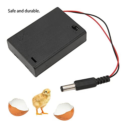 Egg Candler Tester, Bright Cool LED Light Candling Lamp Rechargeable Egg Monitoring Tester with Extension Line for Monitoring Eggs Development (Battery Box) - size: battery box