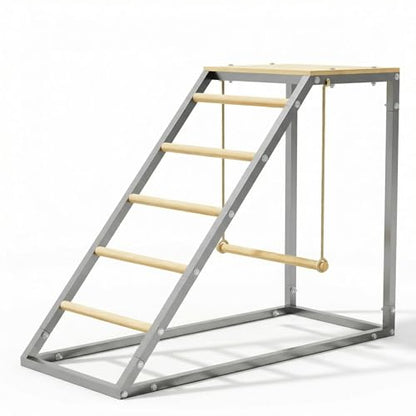 Chicken Roosting Bars, Chicken Perch with Swing, Backyard Poultry Farm, Chicken Coop Toys - Easy Installation & Cleaning, 37.6" l x 15.7" w x 27.5" h - size: 37.6"L x 15.7"W x 27.5"H