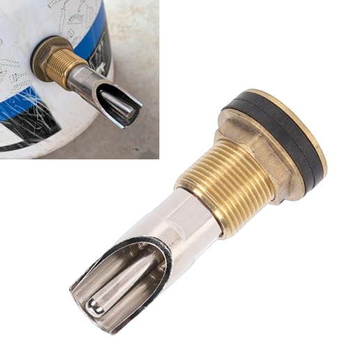 Pig Nipple Waterer Stainless Steel Automatic Pig Nipple Drinker with Connector and Drill Bit Premium Copper Construction for Pig Farms Livestock Hydration System