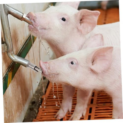 Heavy Duty Pig Drinking Fountain Pig Waterer Nipple Livestock Trough Feeder Nozzle for Cattle Sheep