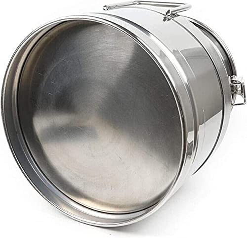 12-60L Milk Can 304 Stainless Steel Milk Transport Can Milk Bucket Wine Pail Barrel Tea Canister Tote Jug with Sealed Lid Heavy Duty Liquid Storage Container,20L,50L(13.16 Gallon)