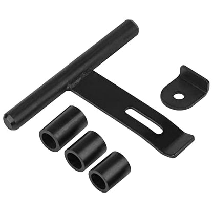 2 Pack 8" Weldable Slide Bolt Gate Latch, Heavy Duty Weld On Barrel Latch | For Metal Barn Door, Trailer