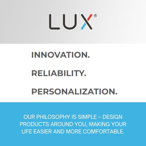 Lux Pro PSDH121B Non-Programmable Thermostat; Heat Pump Only; 2 Heat, 1 Cool; Batteries Included - size: PSDH121B- Single
