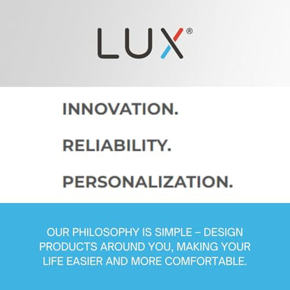 Lux Pro PSDH121B Non-Programmable Thermostat; Heat Pump Only; 2 Heat, 1 Cool; Batteries Included - size: PSDH121B- Single