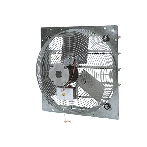 TPI Corporation CE20-DS Direct Drive Exhaust Fan – 120 Volt, 20 Inch Shuttered Industrial Fan. Workshop Ventilation Fans