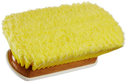 STAR BRITE 8" Premium Cleaning Brush - Synthetic Wood Block with High-Density Star Prene Fibers for Smooth & Painted Surfaces - Fits Star brite Extend-A-Brush Handles - Soft Bristle, Yellow (040170) - color: Yellow, size: Premium 8" Brush