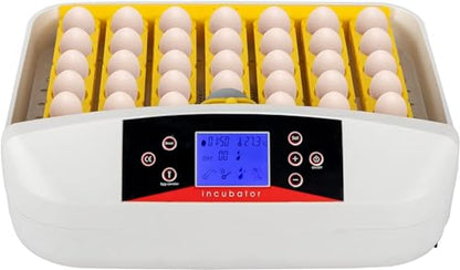 Egg Incubator, with Humidity Display and Egg Candler, Automatic Egg Turner for Hatching Chickens(42 Egg)