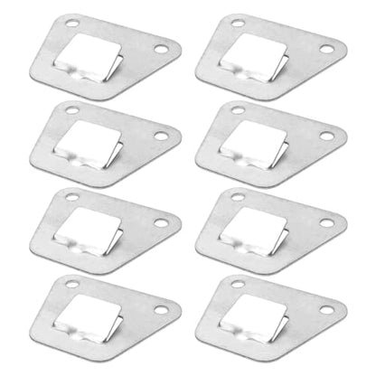 Fan Mounting Brackets, Solid Steel, Silver-8Pcs | Easy to Install with Included Screws and Anchors, Wall Fan Supports Rack for Oscillation Fans