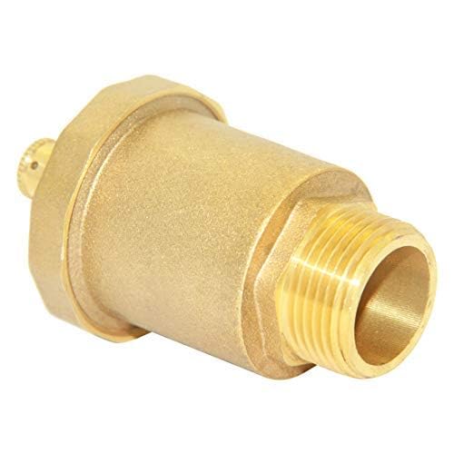 Beduan Brass 10500-VE Automatic Float Valve, 1/4" Male Thread Air Release Valve Air Bleeder Valve Vent Valve - size: 1/4" Male