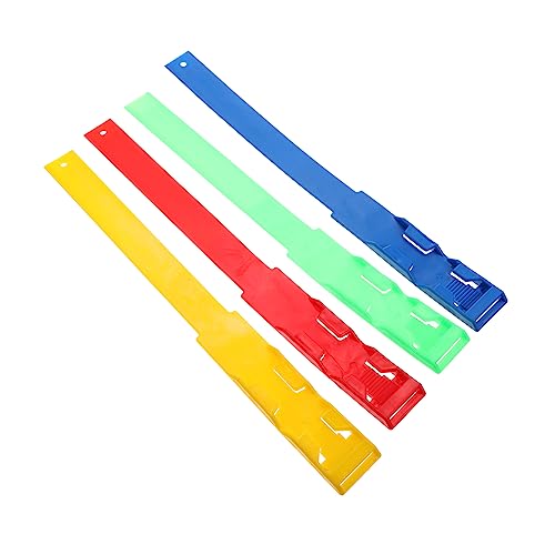 LIOOBO 4pcs Household Poultry Straps Chicken Ring Leg Sign Straps Animal Leg Bands Cold Frost and Heat Resistant