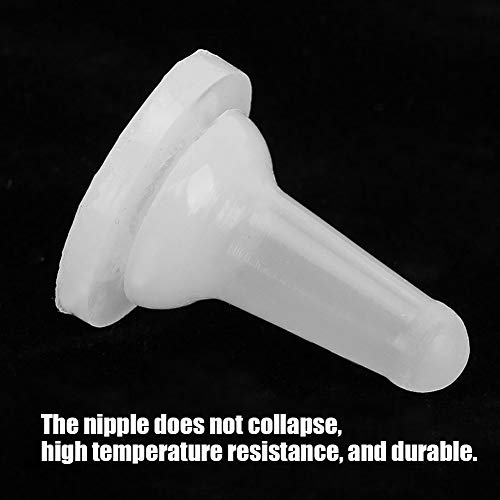 Pet Feeding Bottle Nipple, 15Pcs Silicone Baby Cat Dog Milk Nursing Bottle Nipple, Soft Nurse Feeding Bottle Feeder Nipple Accessory, for Dog Puppy Cat Kitten