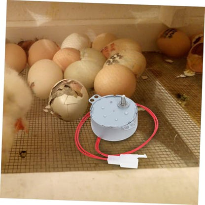 Egg Turner Motor Replacement Part for Incubator Automatic Operation Easy Installation Energy Efficient Accessory for Egg Hatching Equipment