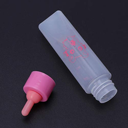 Small for Feeding Bottle Pet Nursing Bottles Capacity 30ml for Feeding Hamster Kitten Puppy Small Pet Bottle Dog Milk Bottle Pet Nursing Bottle Puppy Kitten Feeding Bottle Nipple Milk