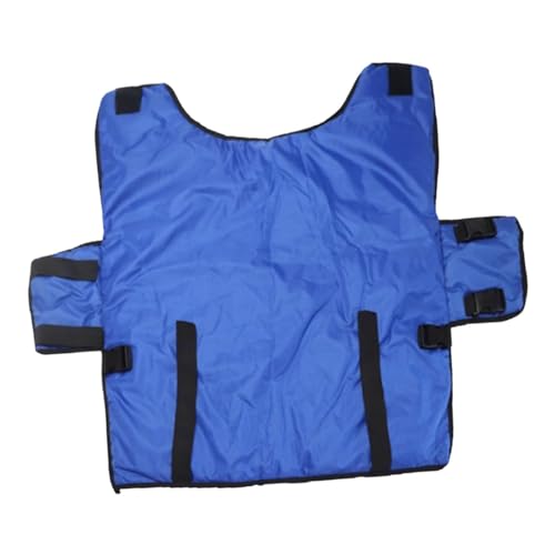 Calf Warming Blanket Jacket Blue Cold Weather Protection Fleece Lined Comfortable Calf Coat- Thicken Universal