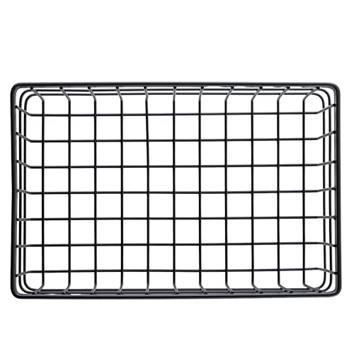 G.E.T. WB-964-MG Rectangular Metal Storage Wire Basket for Pantry, Produce and More, 9" x 6" x 4" - size: 9" x 6", style: 4" Deep