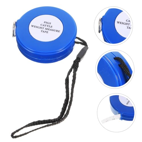 Animal Weight Tape Measure 2.5m Blue Livestock Girth Measuring Tape for Cattle Pigs Goats Veterinary Farm Use Style
