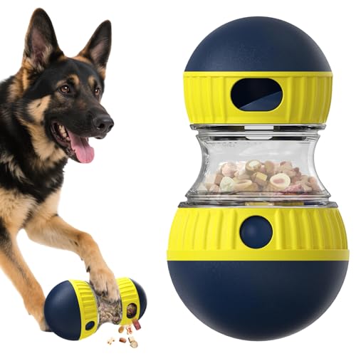 TLKNG Extra-Large Size Dog Enrichment Toy for Medium/Large Aggressive Chewer Breed Dogs Treat Dispenser Ball & Food Dispensing Toys & Puzzles Slow Feeder & Mental Stimulation,Ultimate Boredom Buster - size: Extra Large