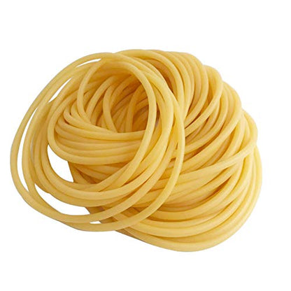 SUCOHANS Latex Tubing, 1/4" I.D. x 3/8" O.D. x 1/16" Wall/Speargun Band Slingshot Catapult Surgical Tube Rubber Hose ONE Continuous Piece - color: Natural, size: 3/8''OD 1/4''ID 33FT