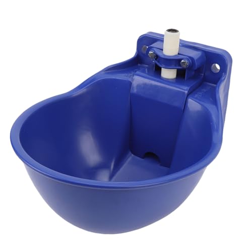 Asixxsix Automatic Water Bowl, Thickened Plastic Large Capacity Livestock Trough, Auto Fill Waterer with Easy Installation for Cows Horses Sheep Dogs