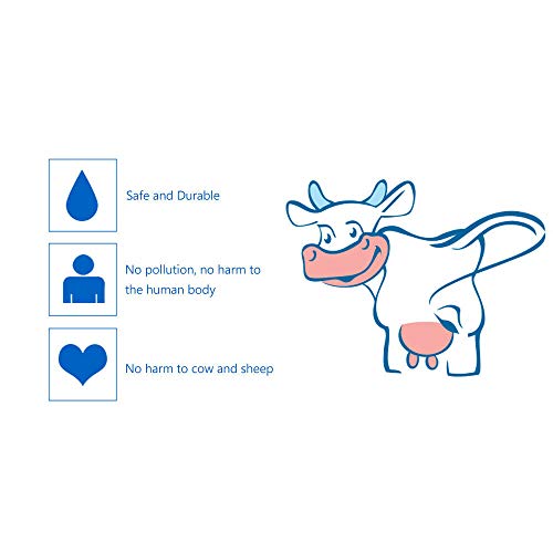 Milking Machine Portable Electric Milker Vacuum Pulsation Milking Machine with 2 Teat Cups 7L Stainless Steel Milk Container Food Grade Hose Charge/Plug in (for Cow) - color: For Cow